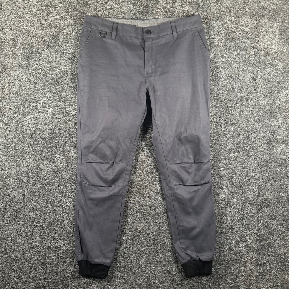 KITH Mercer Jogger Pants Mens 32 Grey Cotton Twill Articulated Knee Outdoors